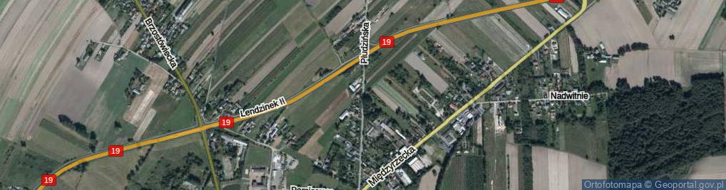 Zdjęcie satelitarne Płudzińska ul.